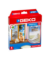 Tetningslist E-profil - 9 x 4 mm - 6 meter